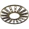 Ekena Millwork Hale Architectural Grade PVC Pierced Ceiling Medallion, Antiqued Pale Gold, 20"OD x 7 1/4"ID x 1/2"P CMPP20HHAPG - alternate 4